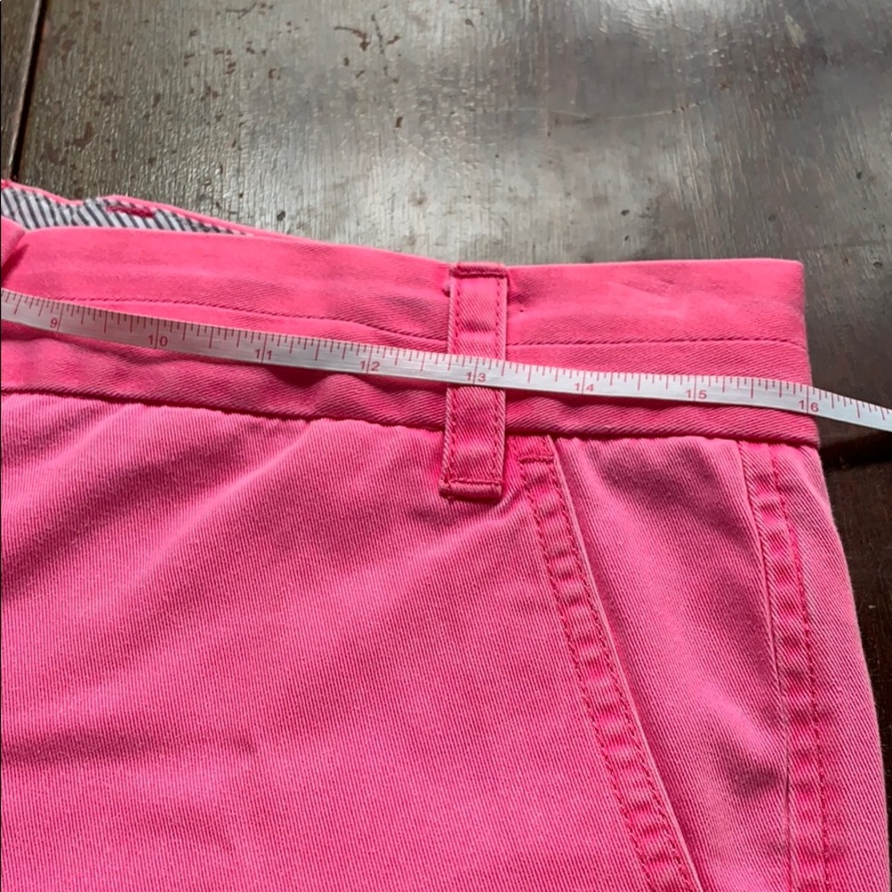 J. Crew shorts neon pink Chino cotton size 4 - Picture 8 of 8